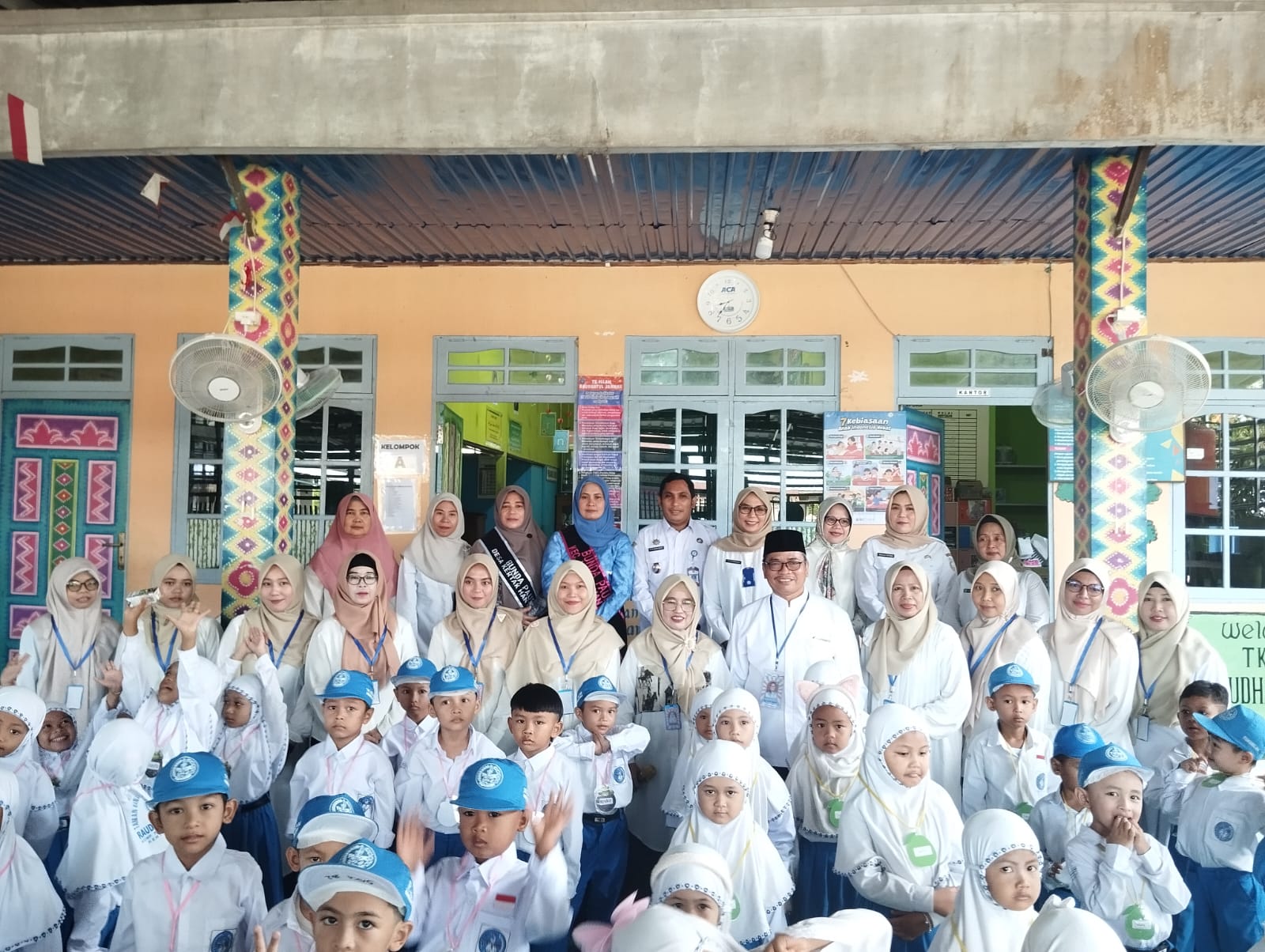Disdik dan Pokja Bunda PAUD Banjar Lakukan Monitoring MPLS Ramah di Kertak Hanyar