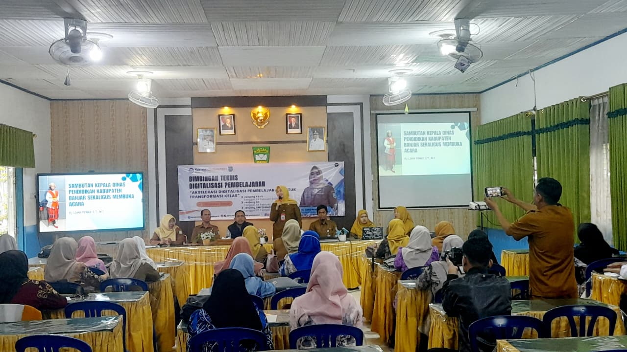 Disdik Banjar dan BPMP Kalsel Perkuat Digitalisasi PAUD Lewat Papan Interaktif