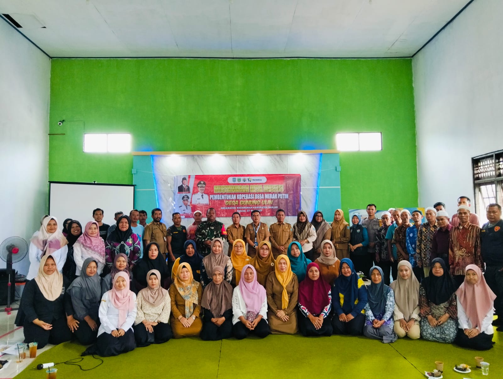 Desa Gunung Ulin Sepakat Bentuk Kopdes Merah Putih