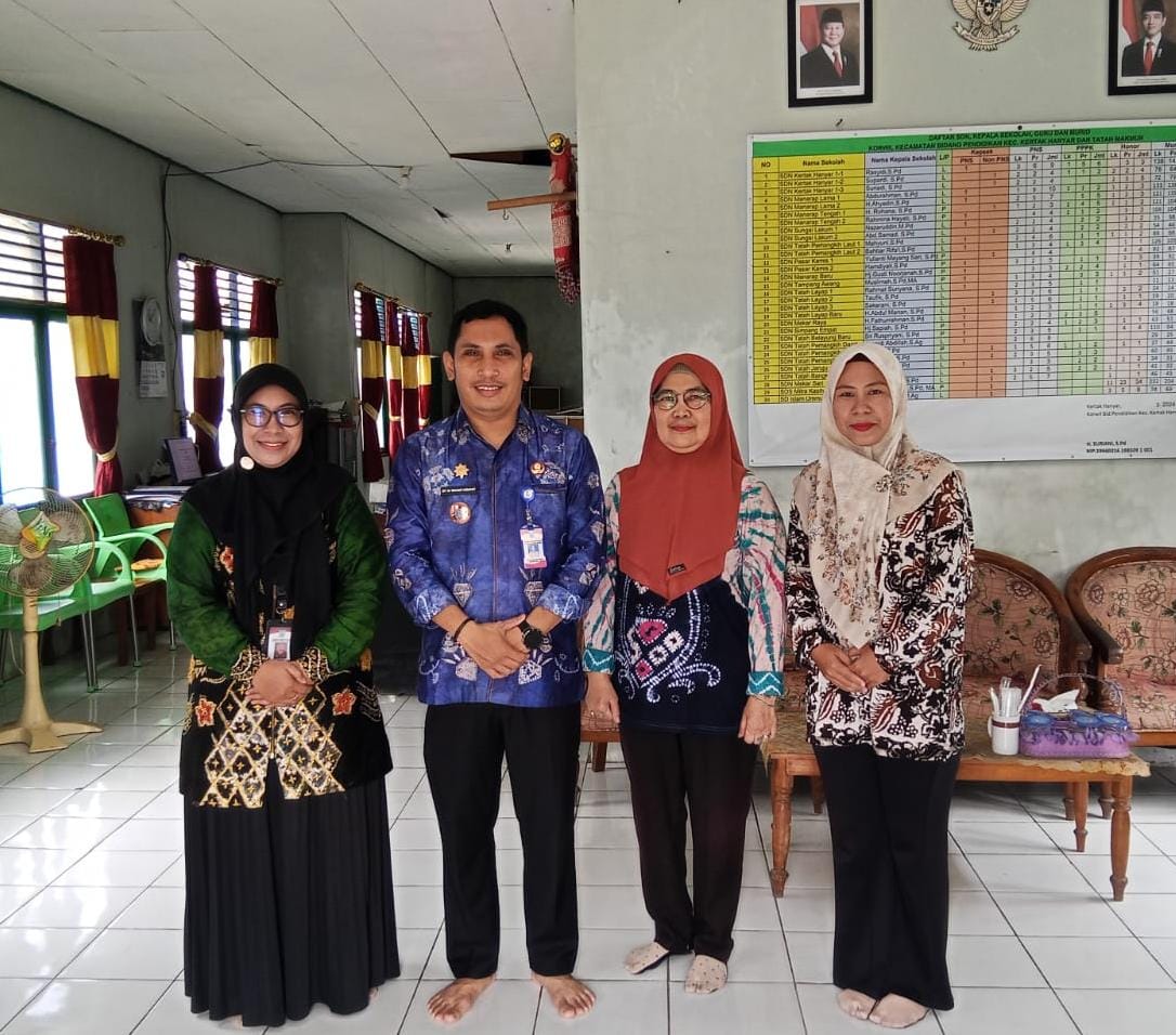 Pererat Sinergi Sektor Pendidikan, Camat Kertak Hanyar Lakukan Kunjungan Silaturahmi ke Kantor Korwil