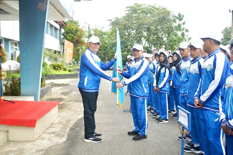 Pemkab Banjar Lepas dan Dukung Penuh Atlet Popda 2026