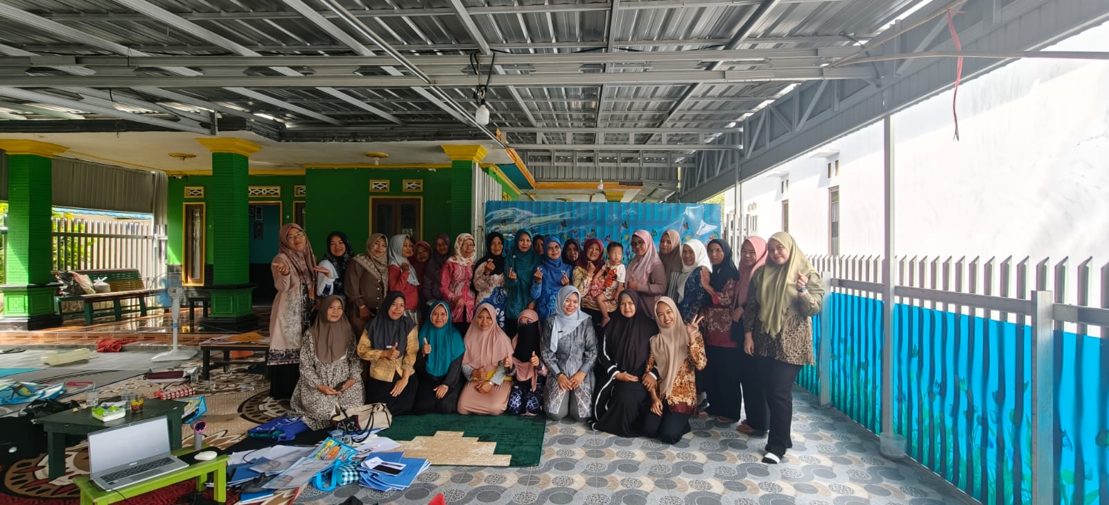 PKK Kecamatan Mataraman Laksanakan Pembinaan dan Evaluasi Administrasi PKK di Desa Loktamu