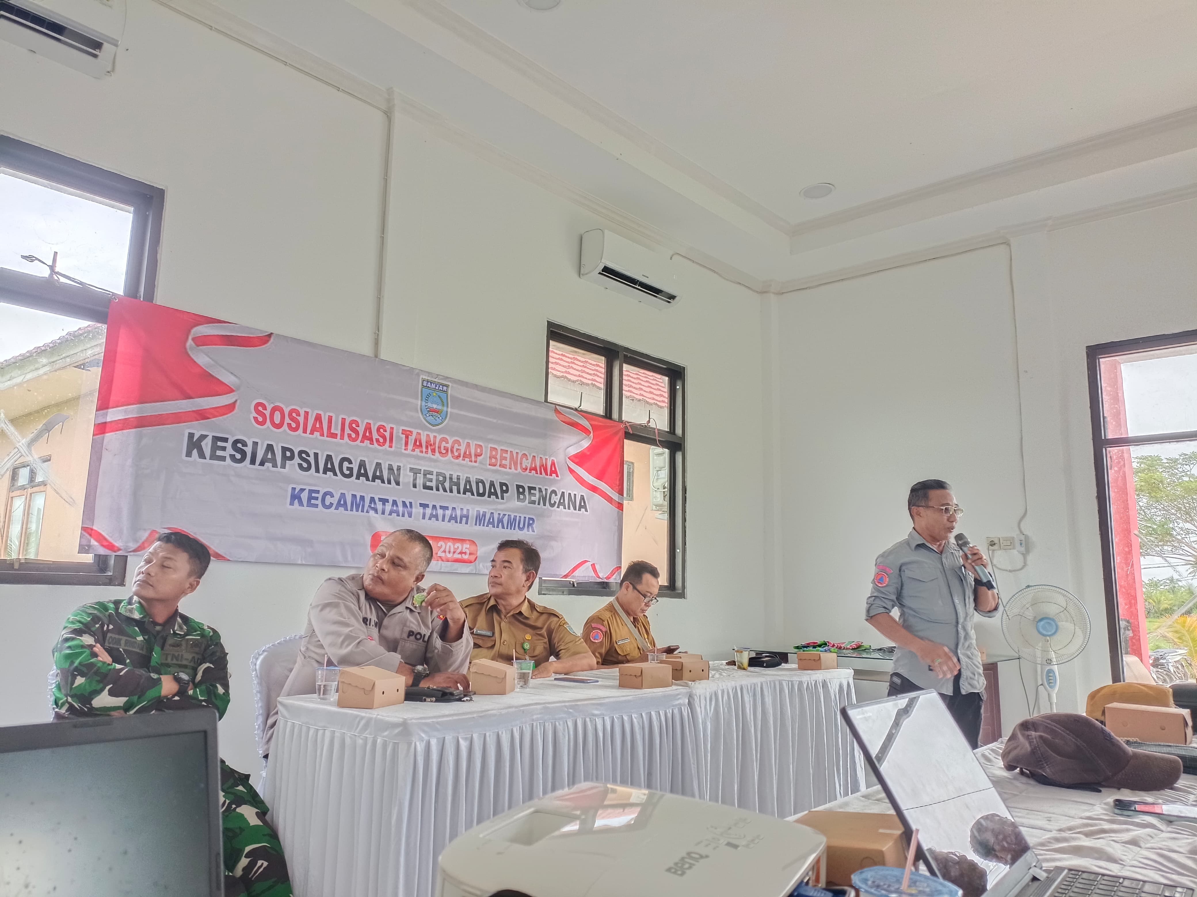 Tingkatkan Efektivitas, Pemkab Banjar Sosialisasikan Tanggap Bencana di Tatah Makmur