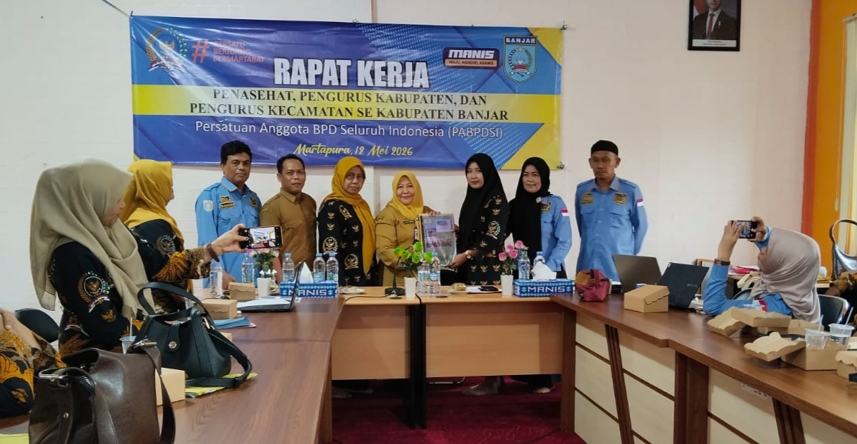 BPD Karang Intan Hadiri Raker PABPDSI Kabupaten Banjar