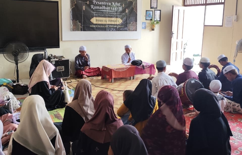 Penilik Kesetaraan Disdik Kabupaten Banjar Monitoring Pesantren Ramadhan di PKBM Al Firdaus