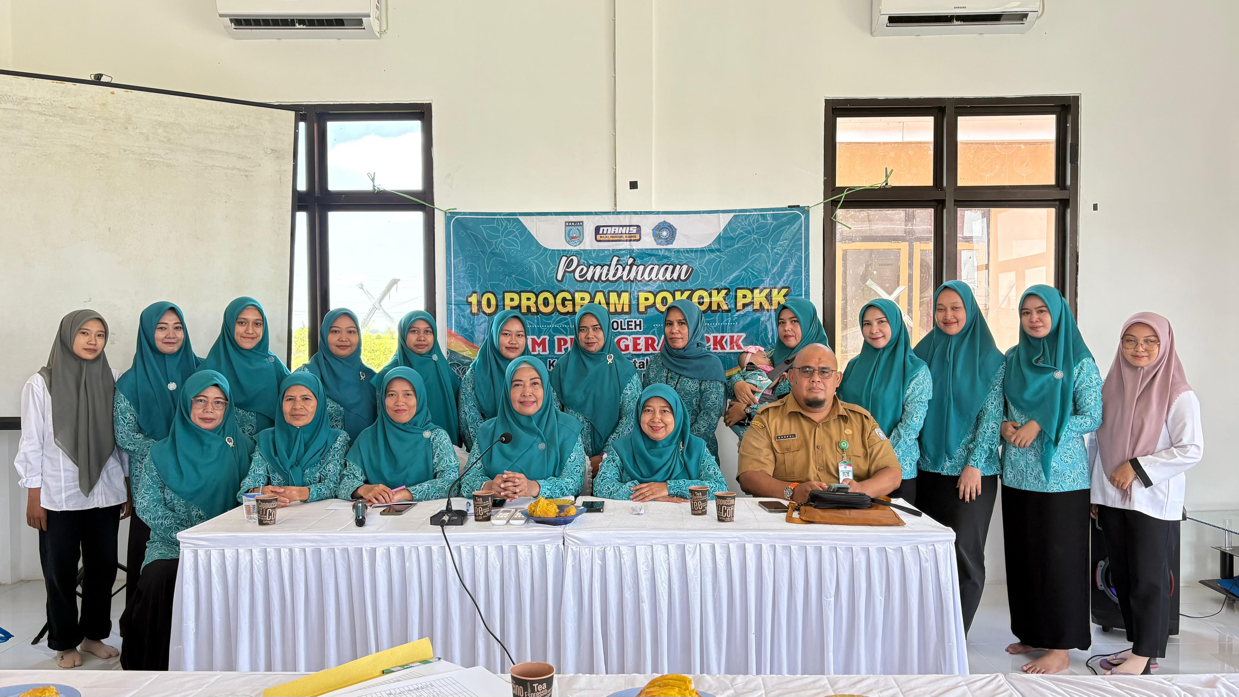 TP PKK Tatah Makmur Gelar Rakor Pembinaan Pokja, Persiapan HUT ke-80 RI dan Harjad ke-75 Kabupaten Banjar