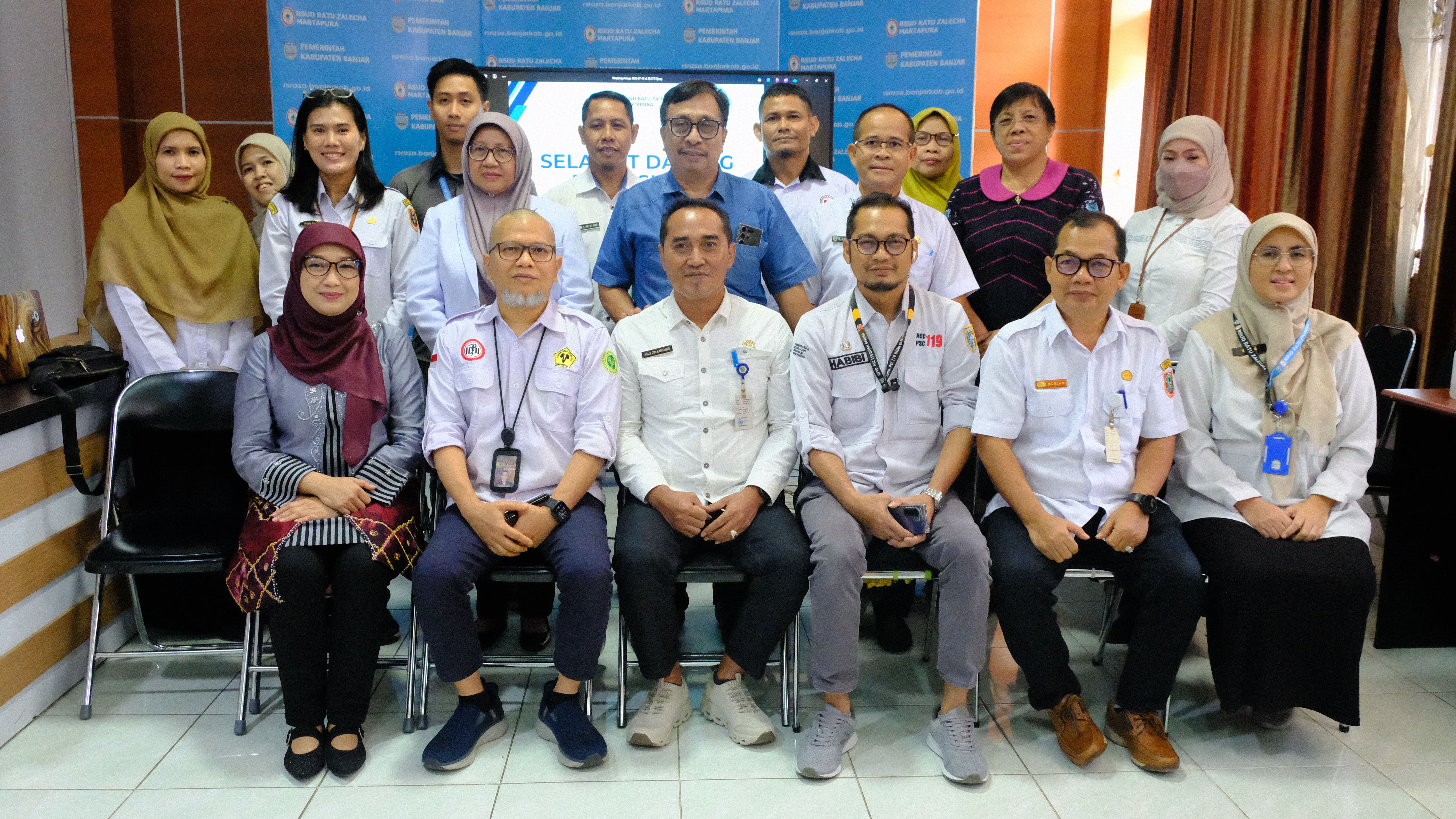 RSUD Ratu Zalecha Terima Kunjungan Tim Pengampuan Layanan Uronefrologi RSUD Ulin Banjarmasin
