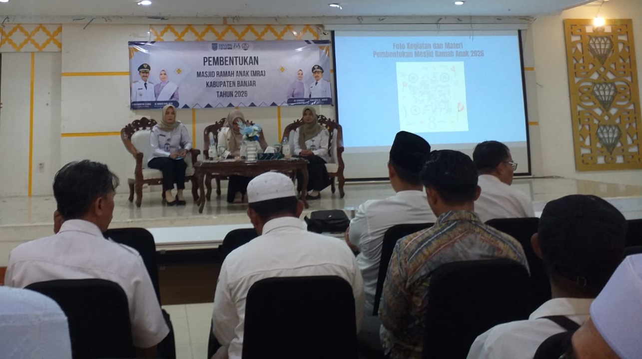 Wujudkan Lingkungan Ibadah Nyaman bagi Generasi Muda, Kecamatan Karang Intan Hadiri Pembentukan Masjid Ramah Anak 2026