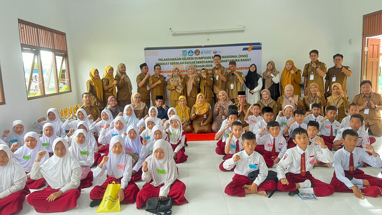 Seleksi OSN Tingkat Kecamatan Martapura Barat Berlangsung Sukses