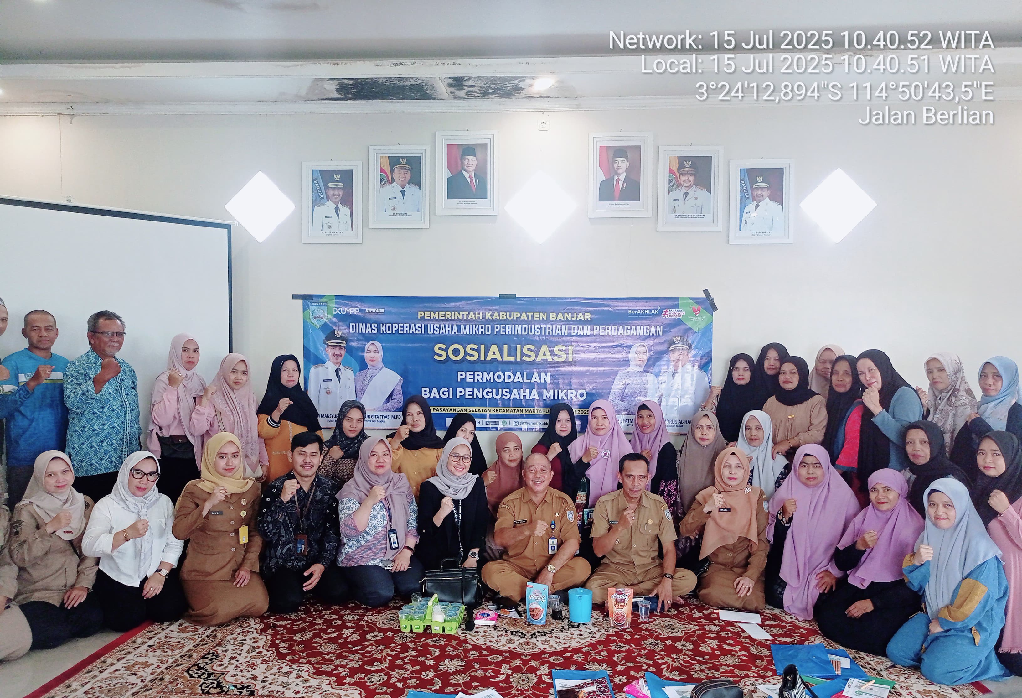 Sasar Pengusaha Mikro Desa Pasayangan Selatan, Dinas Koperasi, Usaha Mikro Perindag Gelar Sosialisasi Permodalan