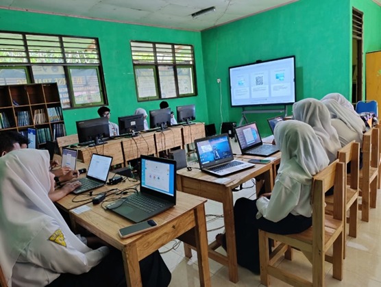 Gladi Bersih TKA SMP Negeri 1 Sambung Makmur di Penghujung Ramadhan