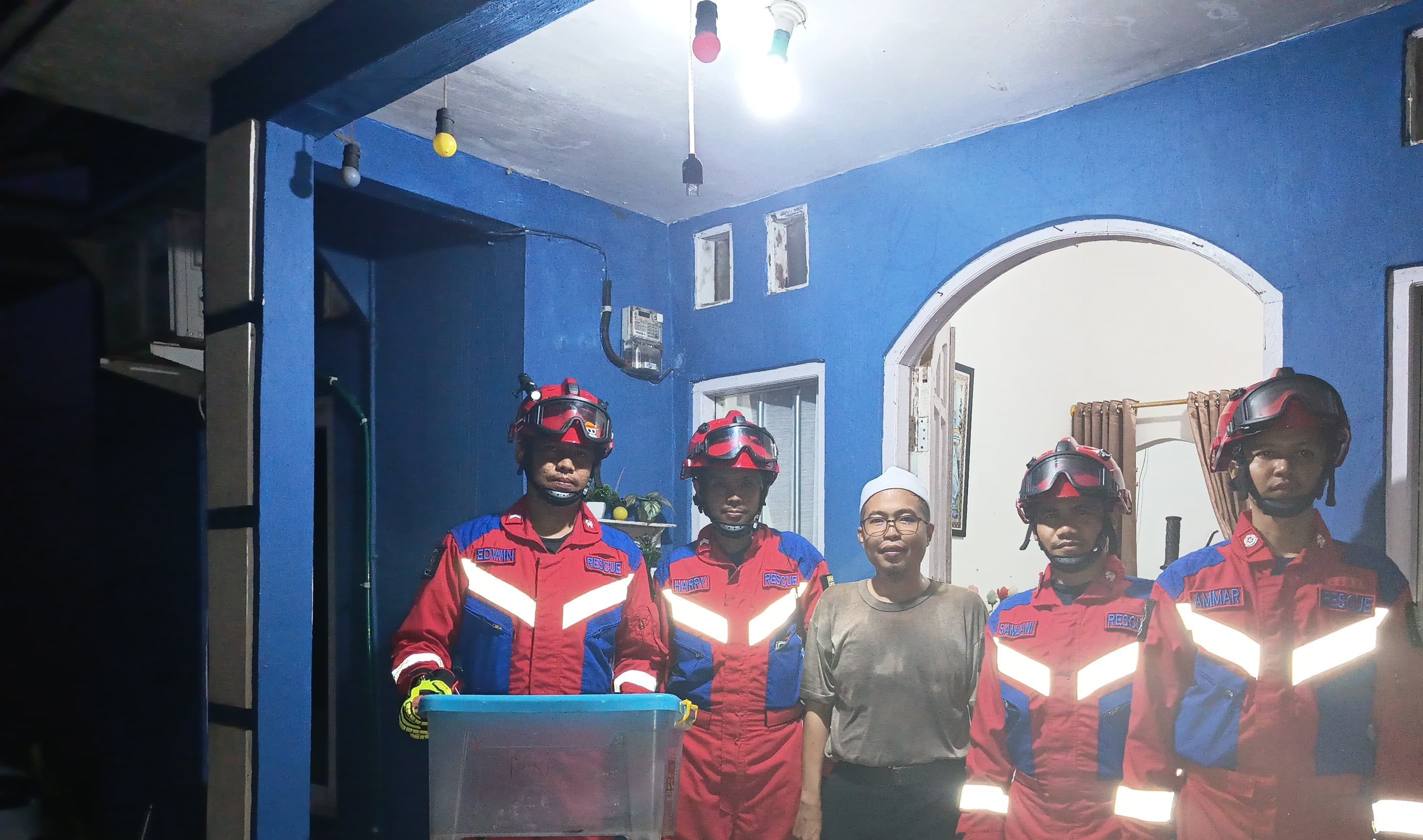 Ular King Korus Berhasil Diamankan Dinas Damkar Banjar