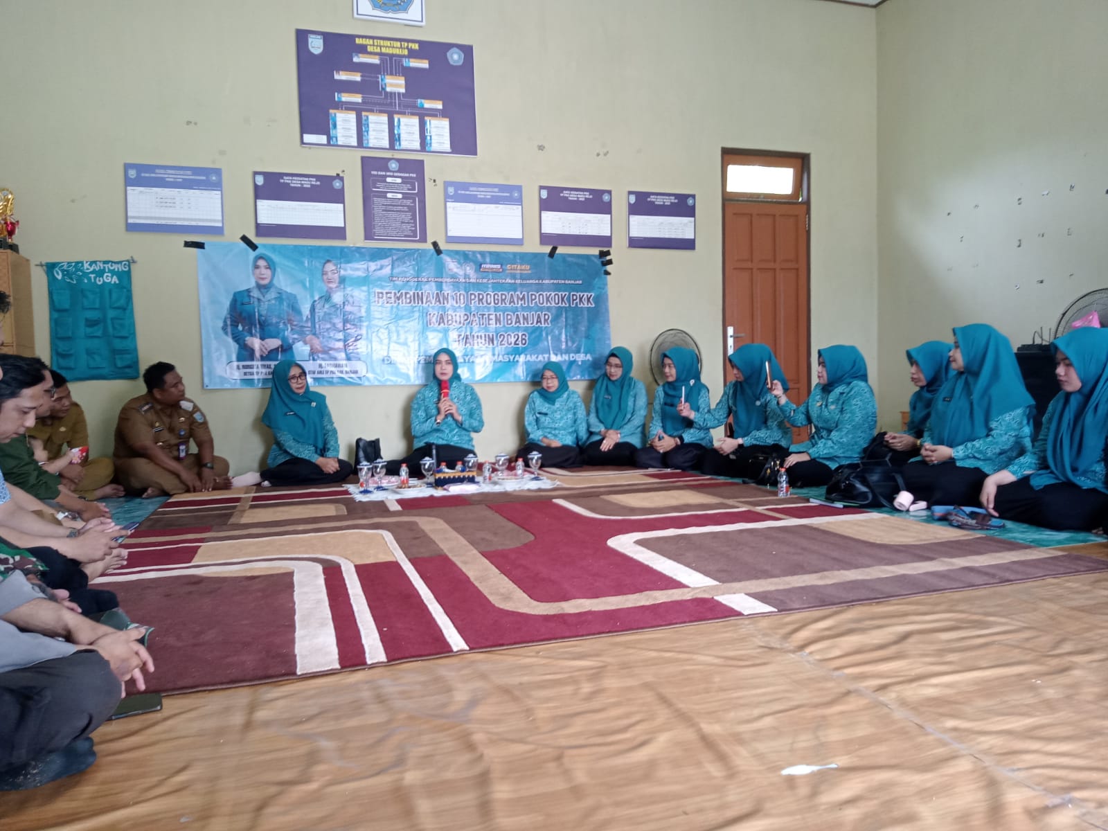 TP PKK Banjar Gelar Pembinaan 10 Program Pokok PKK di Desa Madurejo