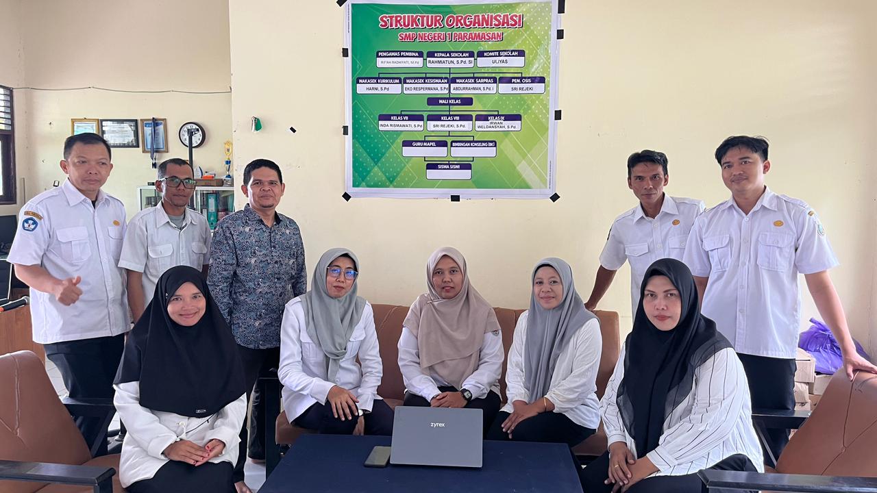 Pererat Silaturahmi, SMPN 1 Paramasan Gelar Halalbihalal Penuh Kehangatan