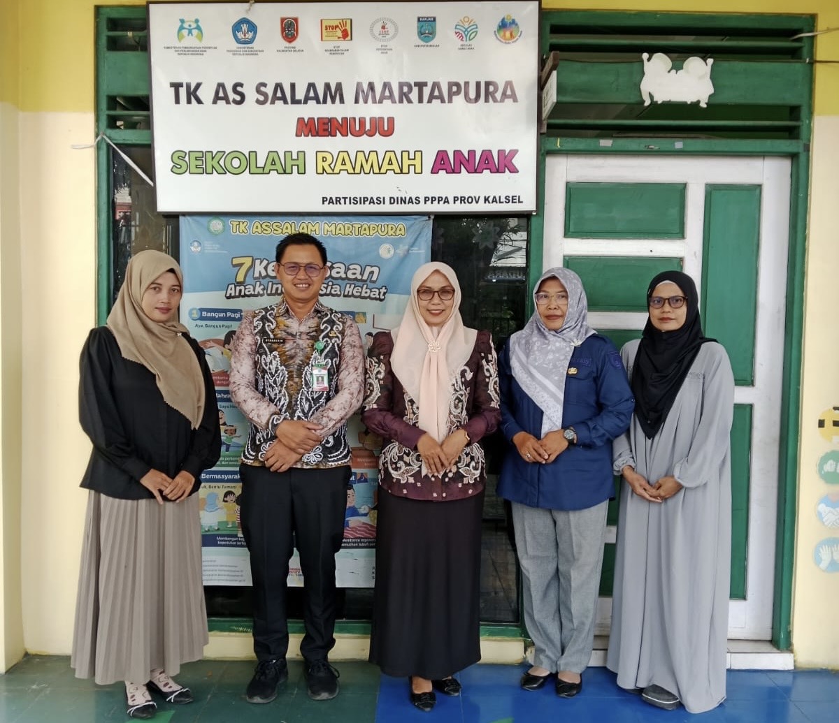 Monitoring PJJ TK Assalam, Disdik Banjar Apresiasi Kreativitas Guru dan Peran Orang Tua