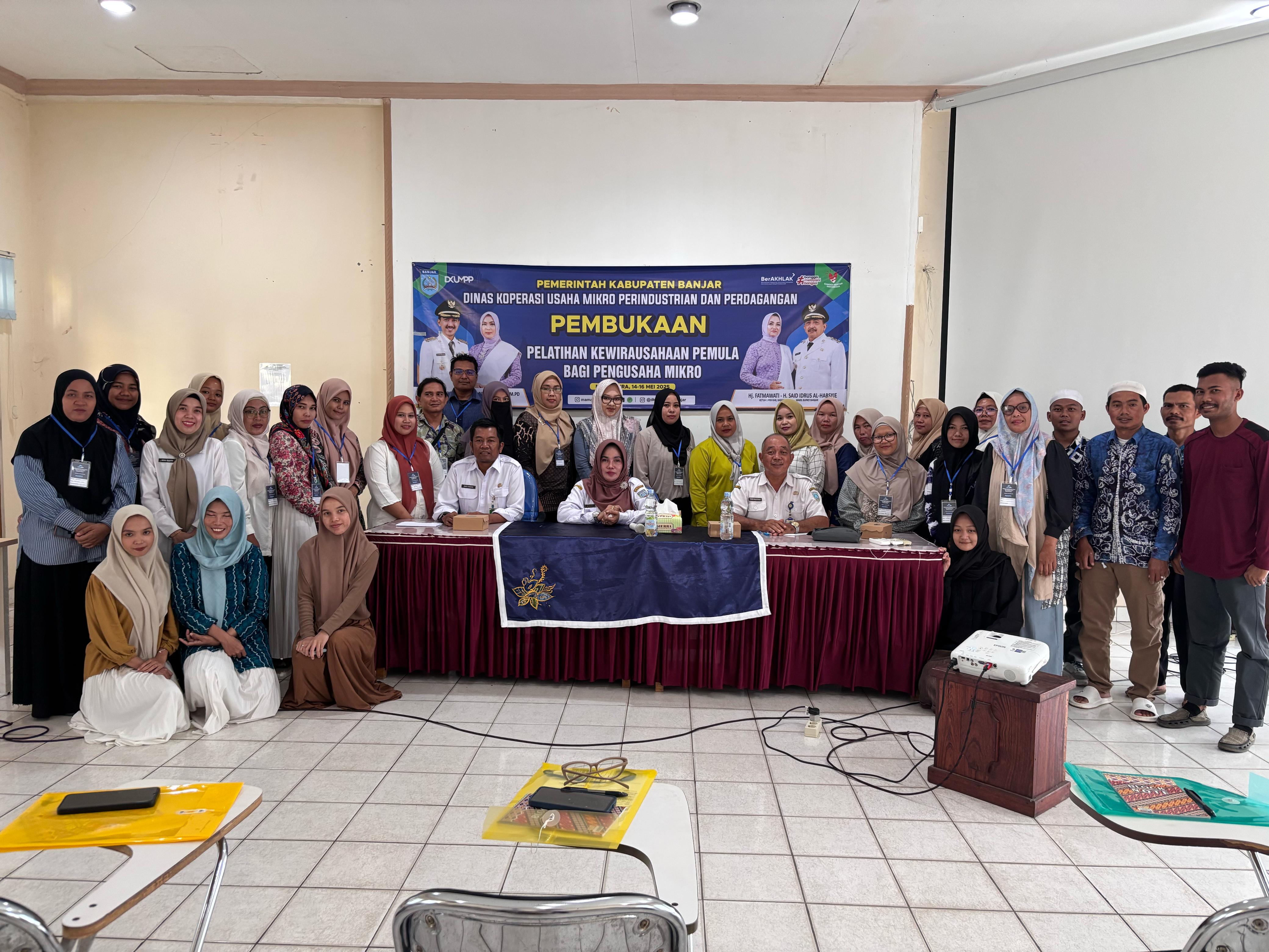 DKUMPP Banjar Gelar Pelatihan Kewirausahaan Pemula 2025