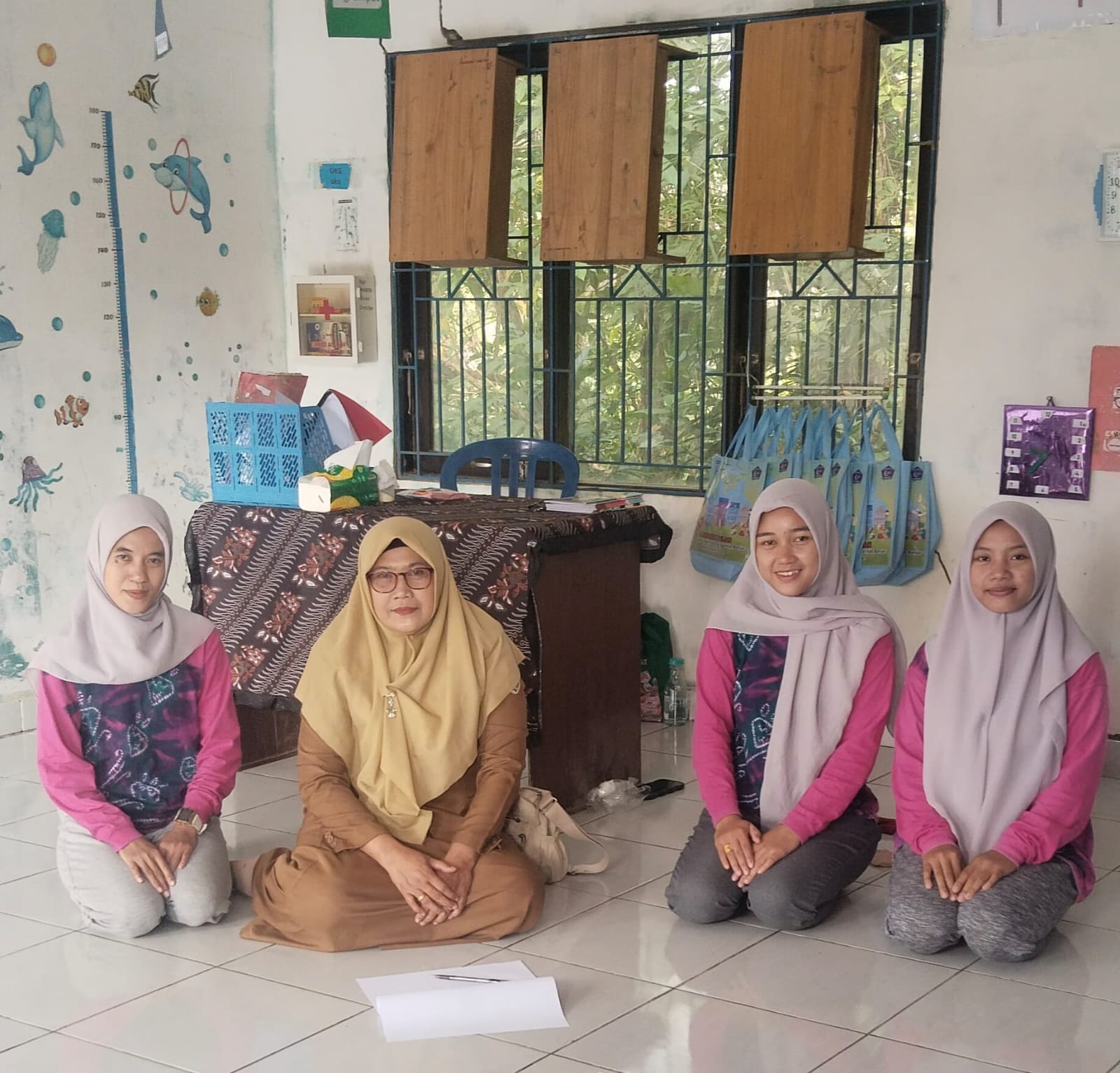 Pastikan PJJ Berjalan Efektif, Penilik PAUD Pantau Kehadiran Guru di PAUD Anggrek Bulan