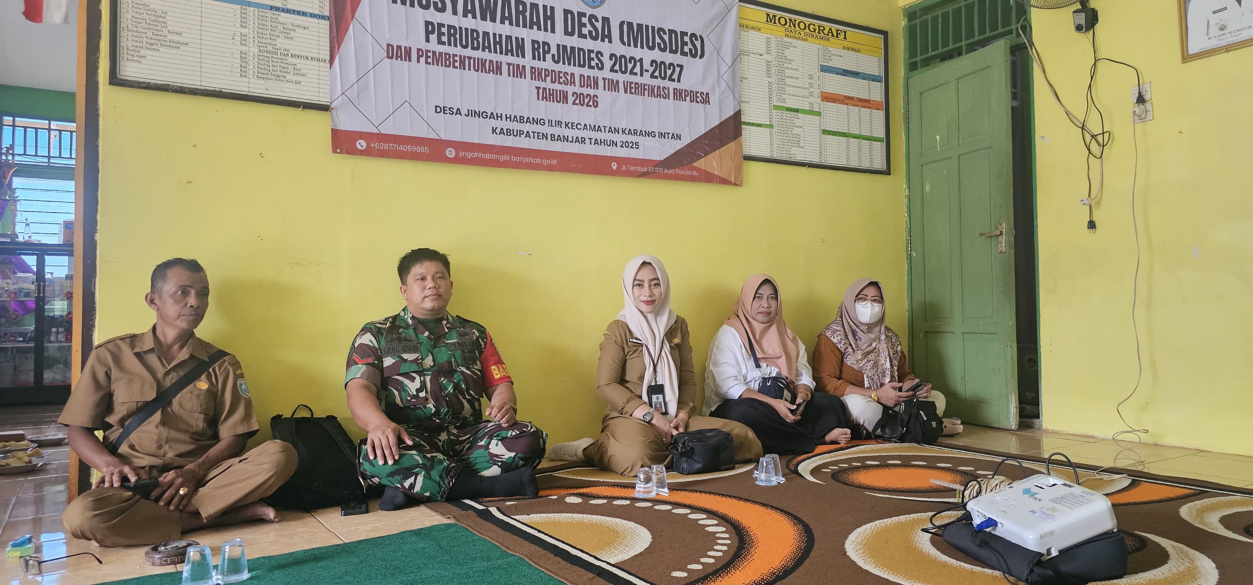 Musdes Perubahan RPJMDes dan Pembentukan RKPDes Desa Jingah Habang Ilir