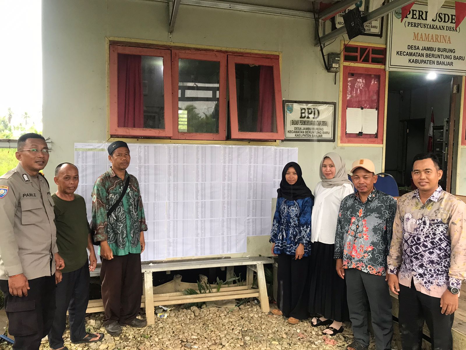 Pemdes Jambu Burung Pasang DPT Pilkades 2026