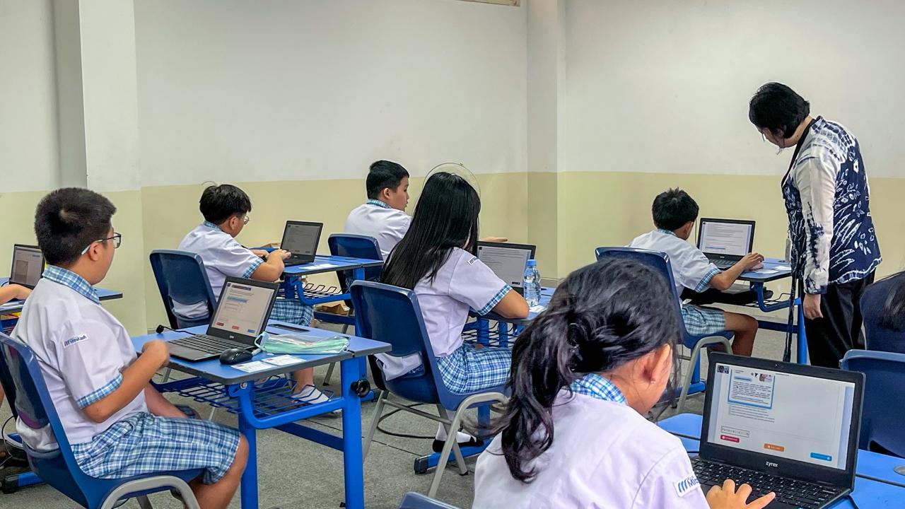 SD Mitra Kasih School Gelar Gladi Bersih TKA Hari Kedua, Siswa Semakin Terbiasa dengan Sistem Ujian