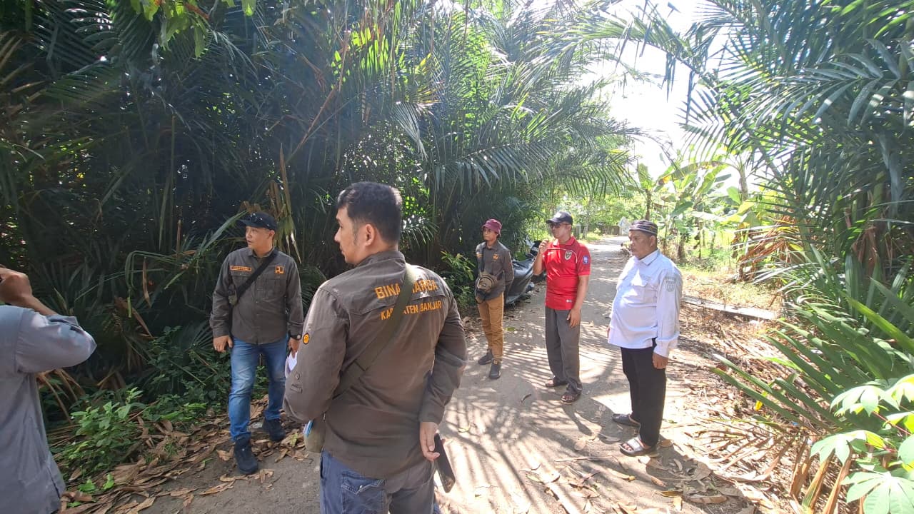 Pemdes Pematang Danau dan Bina Marga Tinjau Lokasi Jembatan Danau Keladi