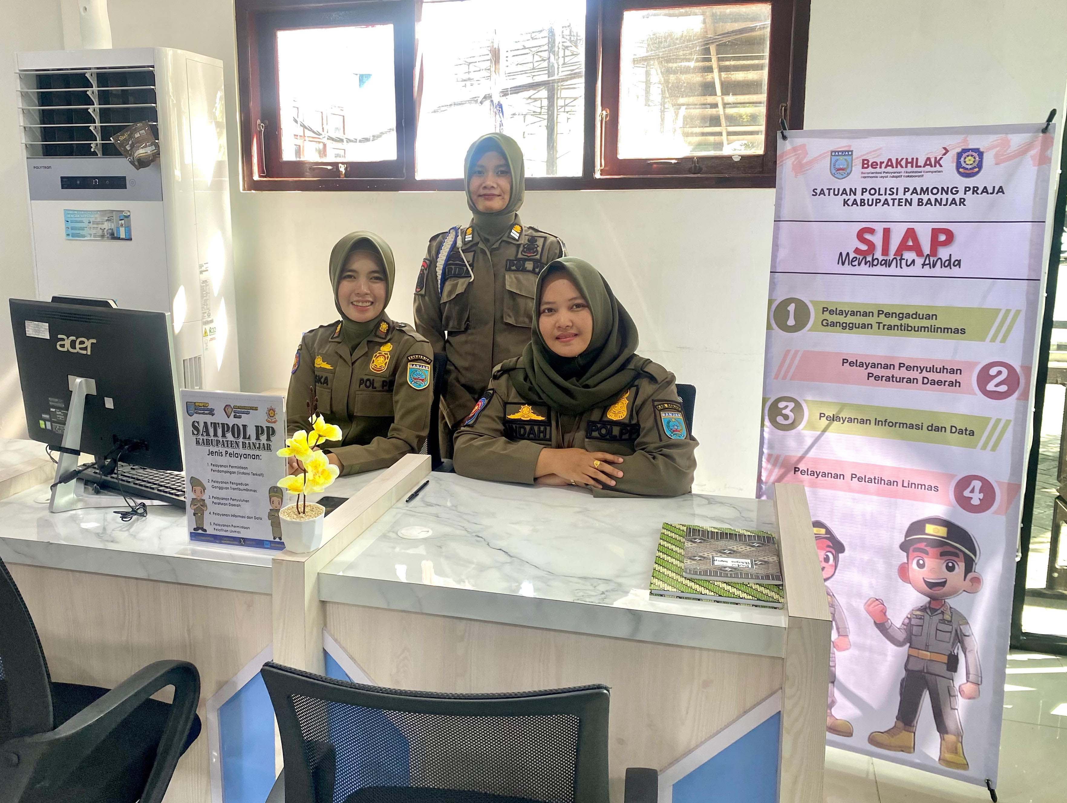 Satpol PP Banjar Resmi Buka Layanan di Mal Pelayanan Publik Barokah