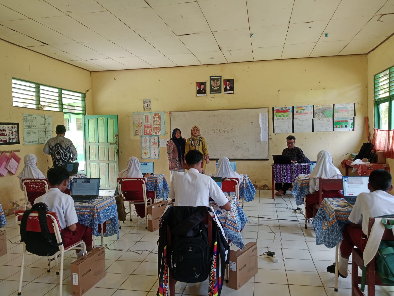 SDN Atayau Gelar Gladi Bersih TKA Gelombang Kedua, Delapan Siswa Ikuti Simulasi Ujian