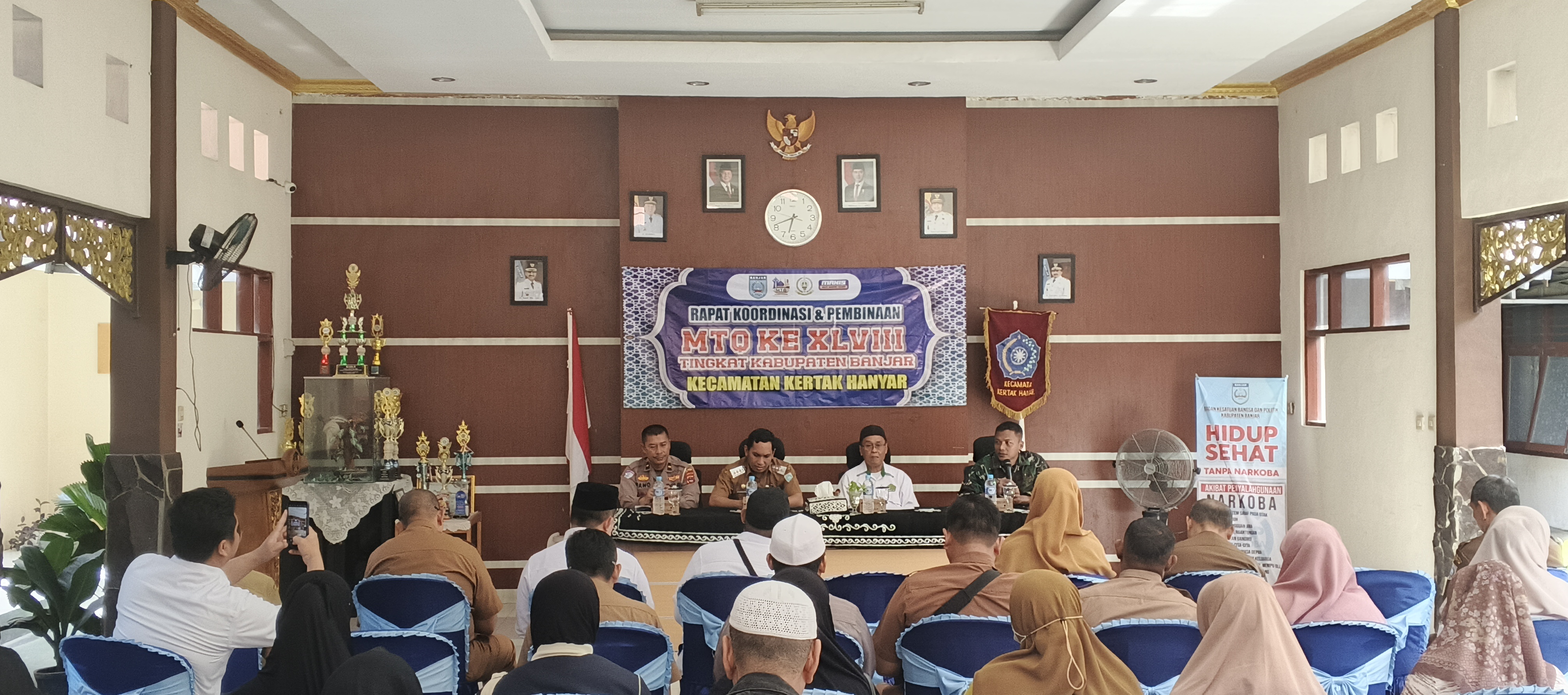Mantapkan Persiapan MTQ Tingkat Kabupaten, Kecamatan Kertak Hanyar Gelar Rakor dan Pembinaan MTQ