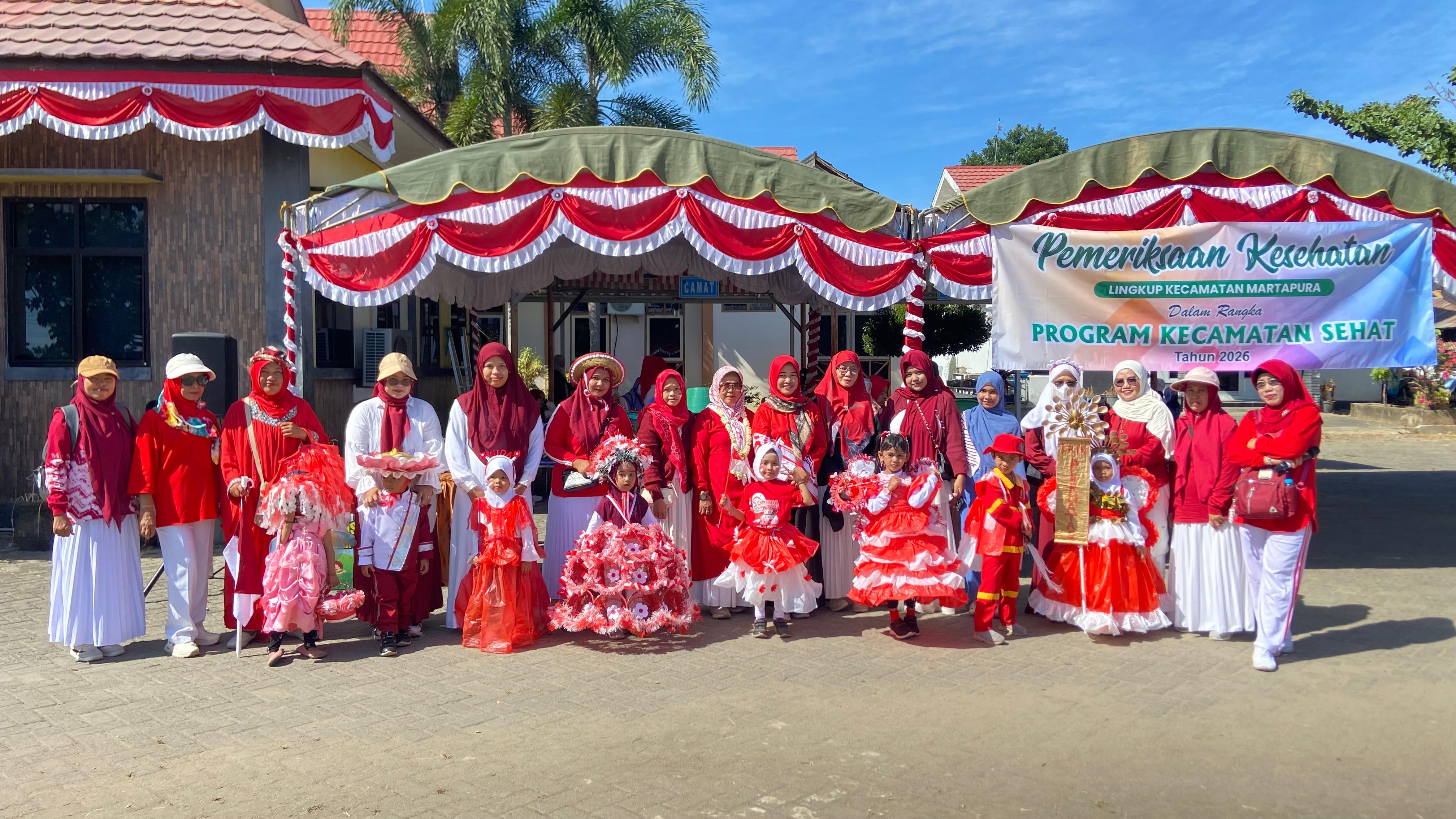 Dari Kostum Profesi hingga Kreasi Daur Ulang, Karnaval PAUD X Martapura Semarakkan HUT RI Ke-81