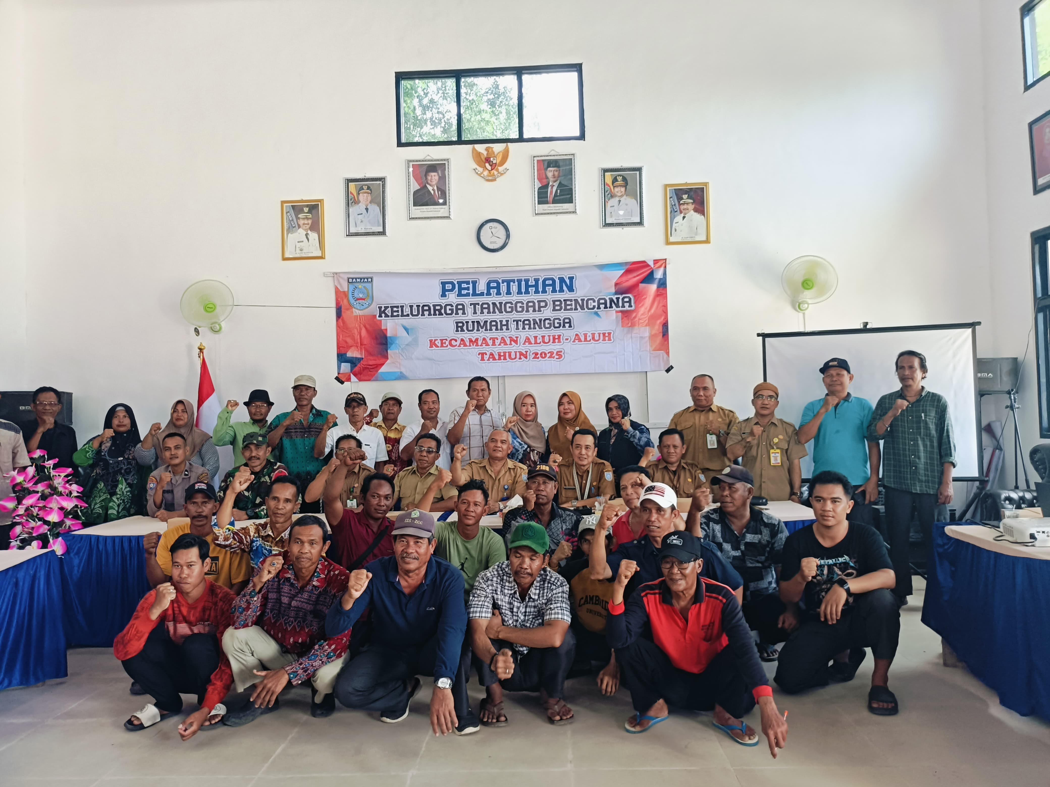 Pemkab Banjar Gelar Pelatihan Keluarga Tanggap Bencana di Aluh-Aluh