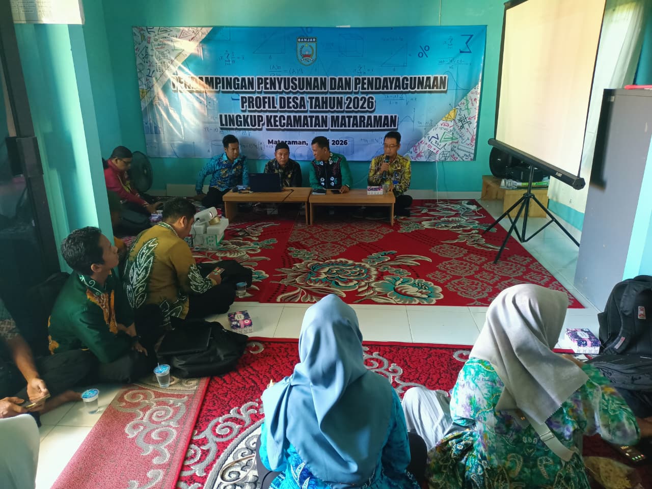 Kecamatan Mataraman Gelar Pendampingan Penyusunan Profil Desa dan Sosialisasi Evaluasi Indeks Desa