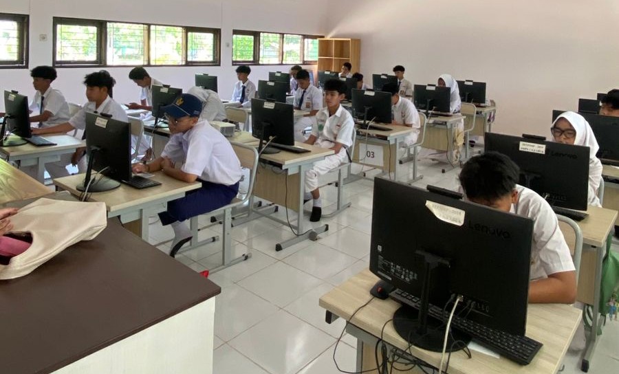 SMPN 1 Sungai Tabuk Laksanakan Gladi Bersih Tes Kemampuan Akademik 2026