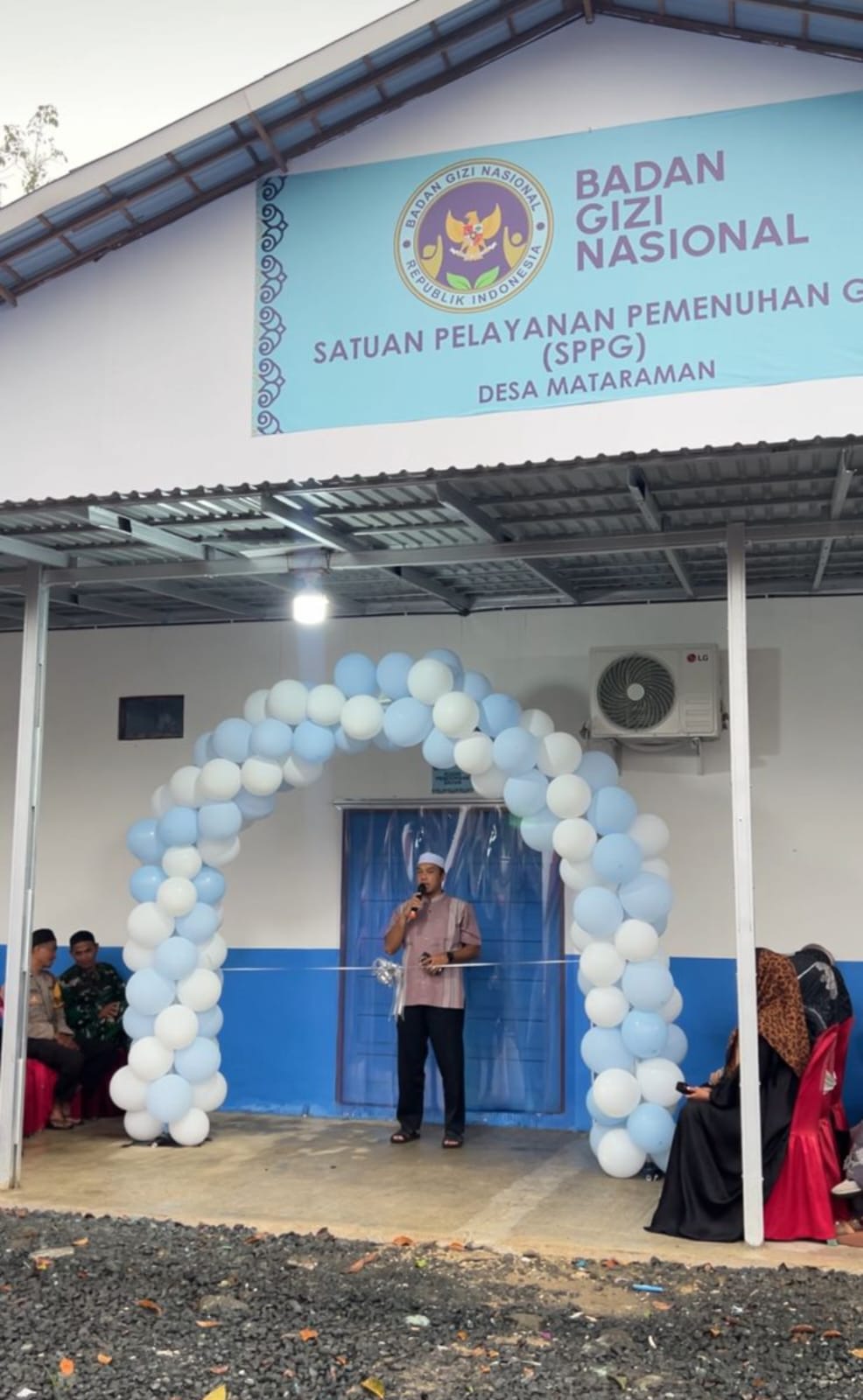 Camat Mataraman Resmikan Dapur MBG Sekaligus Buka Puasa Bersama