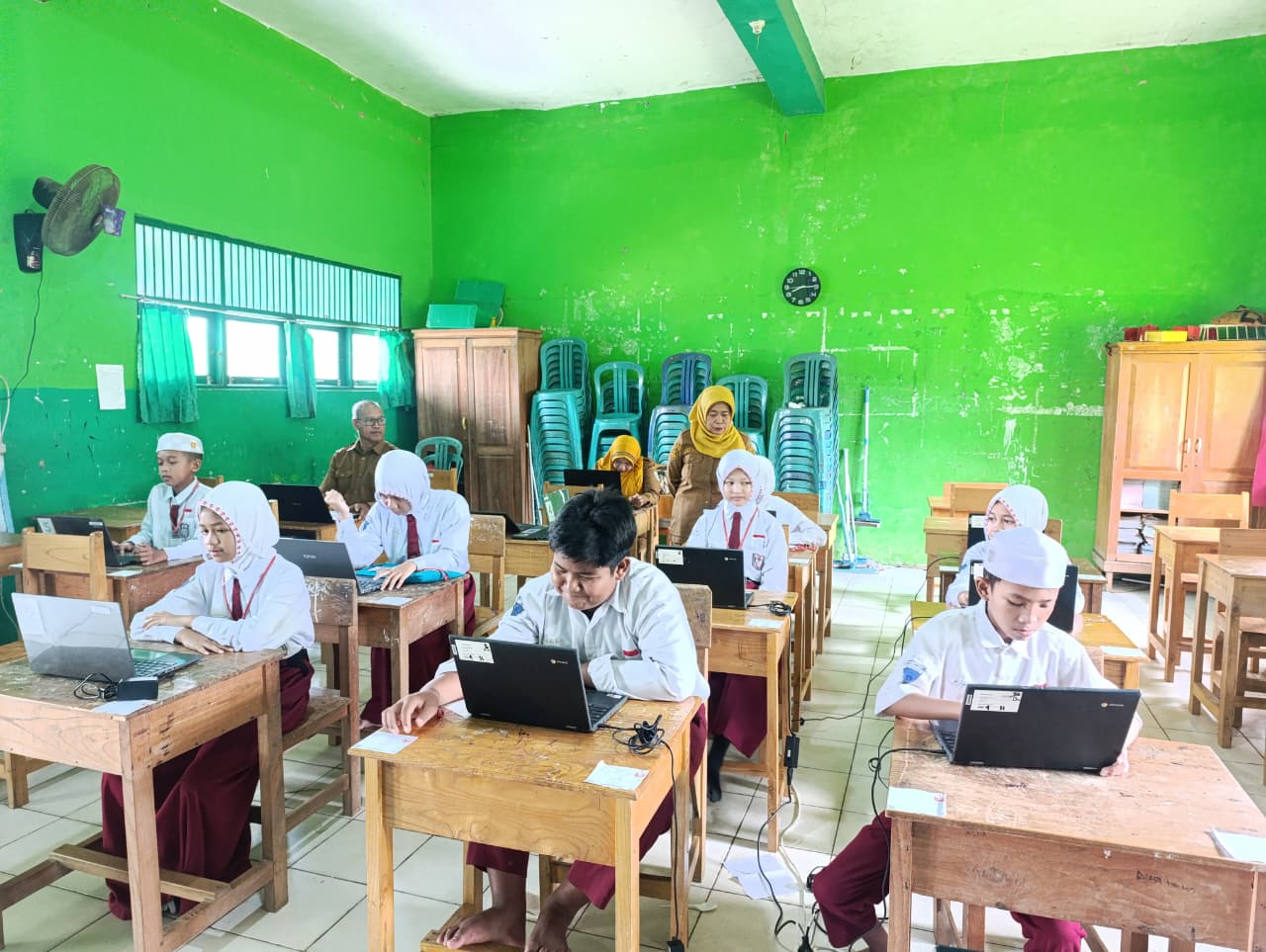 SDN Kelampaian Matangkan Persiapan TKA Melalui Gladi Ujian Berbasis Daring