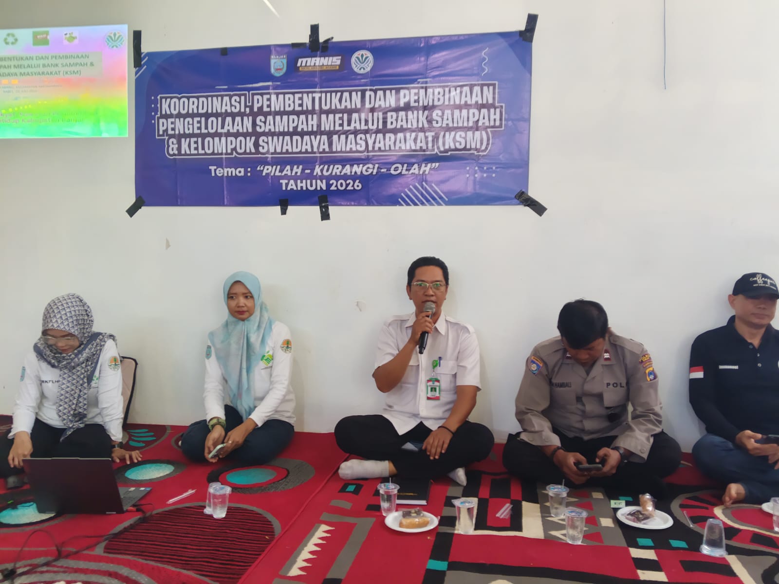 DPRKPLH Banjar Gelar Koordinasi dan Pembentukan Pembinaan Pengelolaan Sampah Melalui Bank Sampah dan Kelompok Swadaya Masyarakat di Desa Tanah Abang