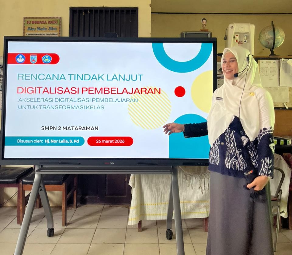 Akselerasi Digitalisasi Pembelajaran: Langkah Nyata SMPN 2 Mataraman Menuju Transformasi Kelas Masa Depan