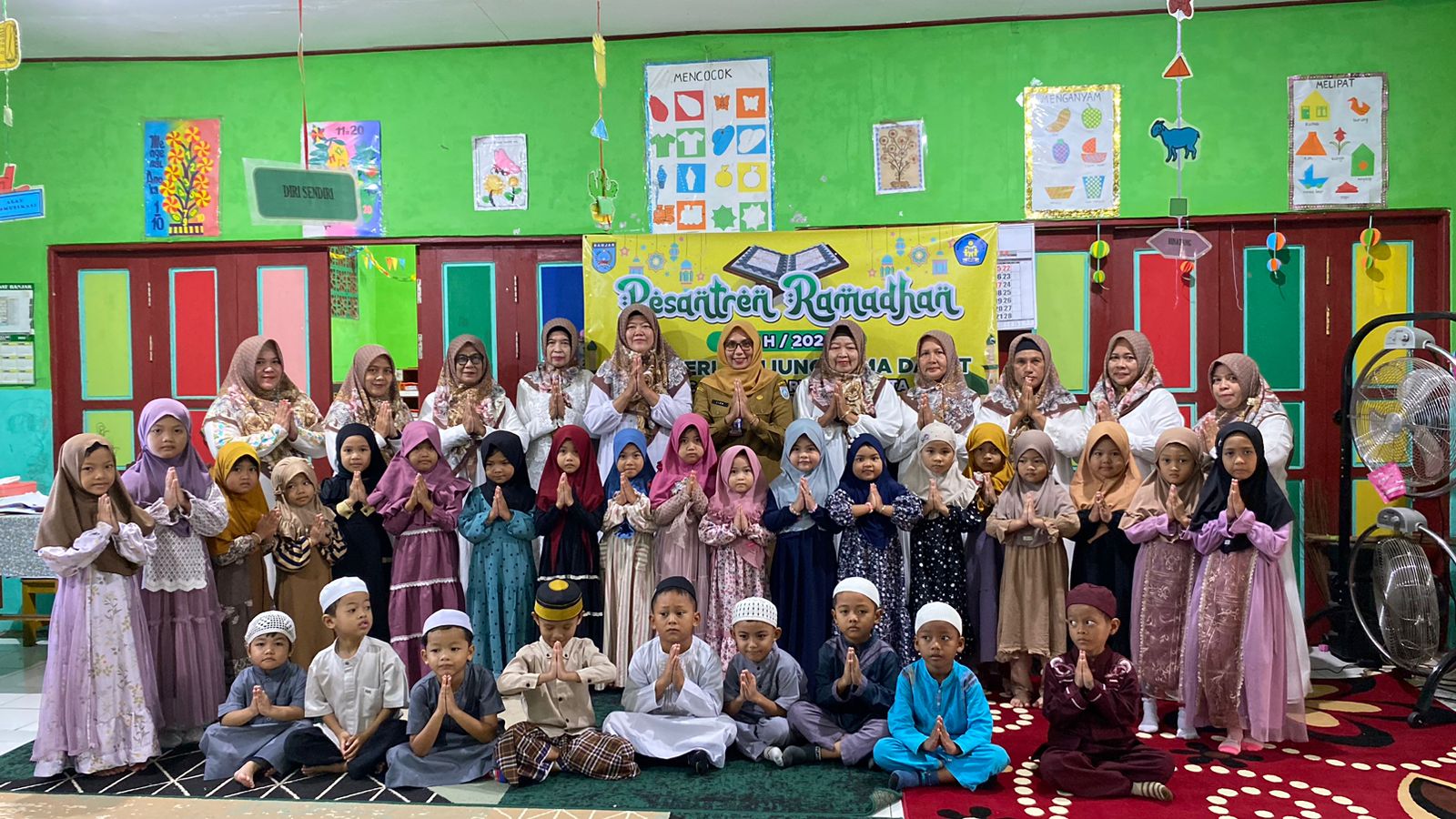 Disdik Banjar Monitoring Pesantren Ramadan di TK Negeri Tanjung Rema Darat, Tanamkan Karakter Islami Sejak Dini