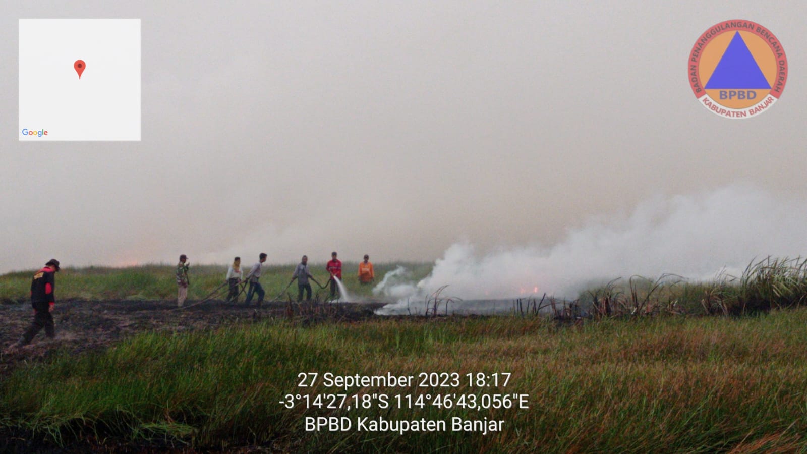 Karhutla di Desa Simpang Lima dan Pematang, Lahan 15 Hektare Terbakar