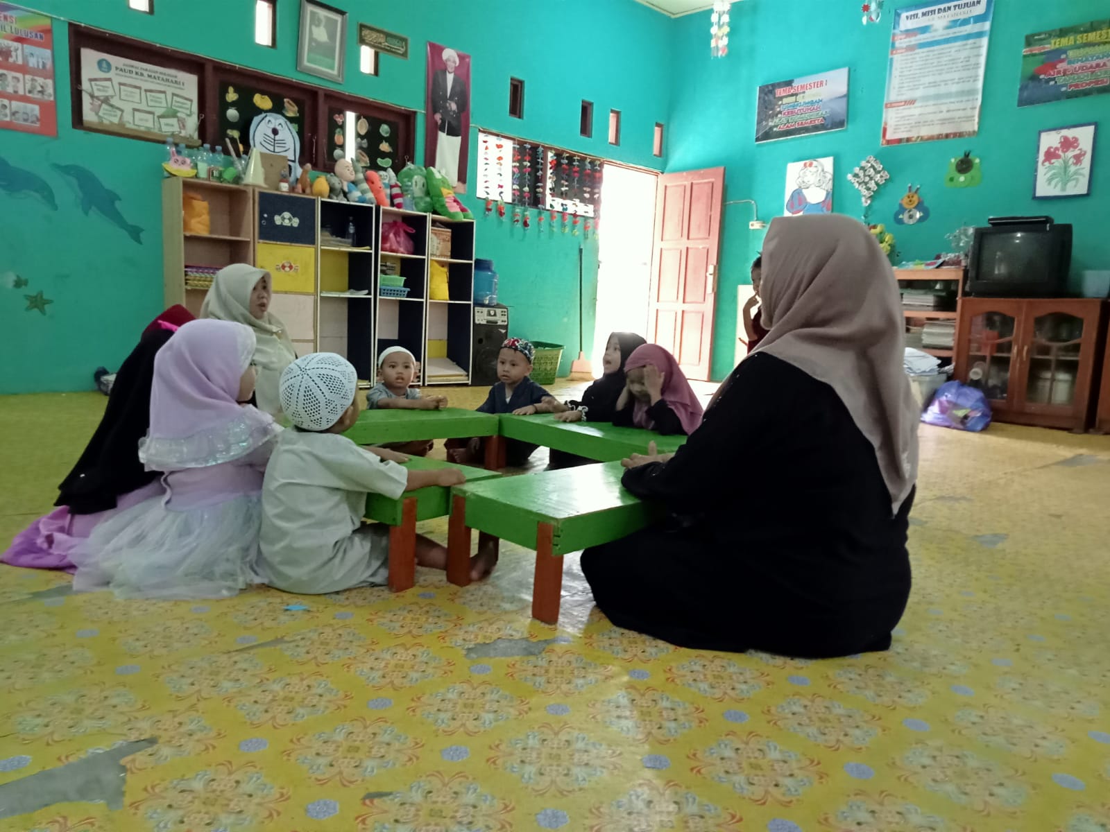 Dorong Pembiasaan Ibadah Sejak Usia Dini, Penilik PAUD Monitoring KB Matahari I