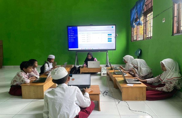 Latih Kesiapan Ujian, 14 Siswa SDN Pematang Danau 1 Ikuti Gladi Bersih TKA