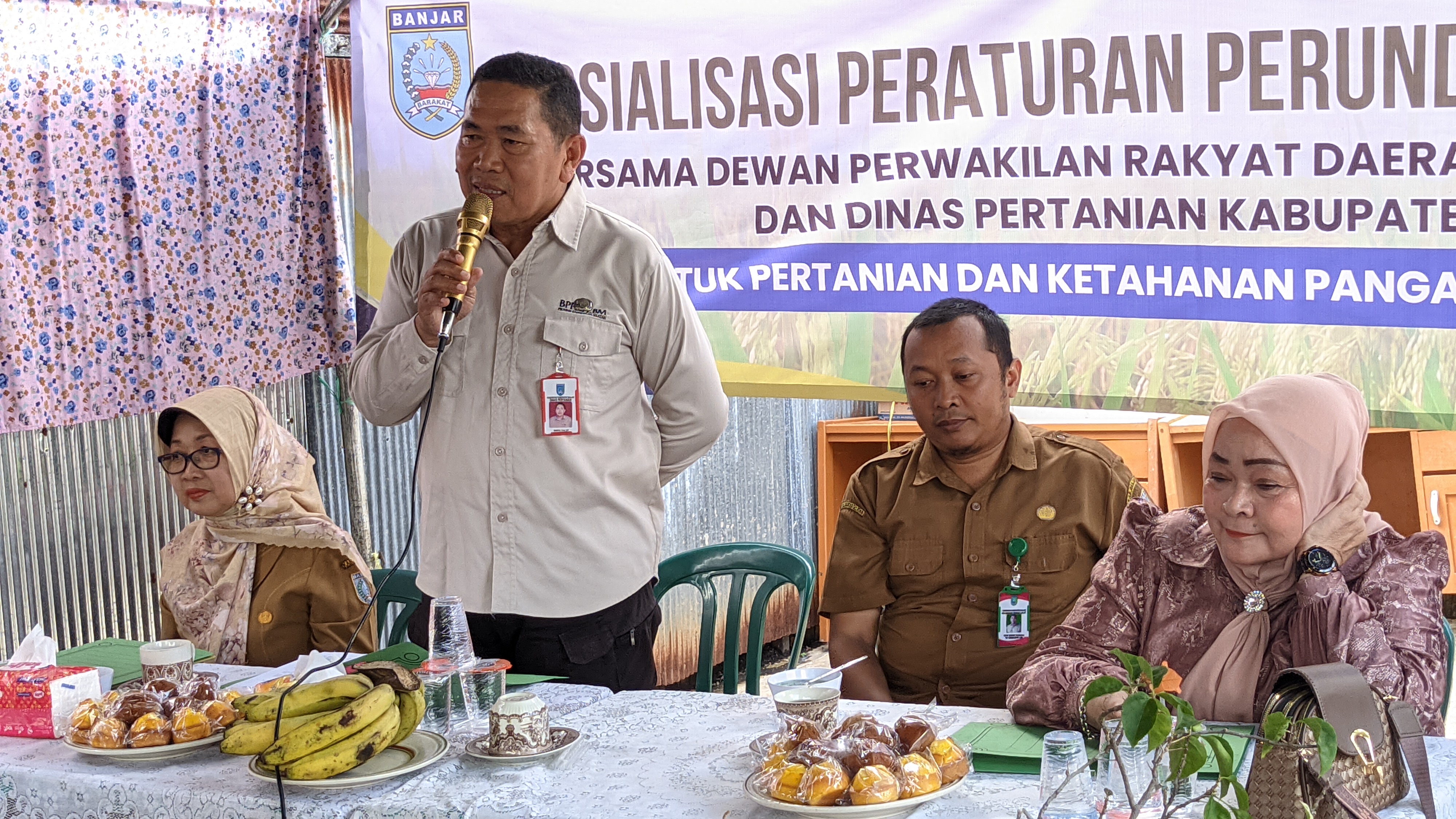 Distan dan DPRD Banjar Bersinergi, Edukasi Petani tentang Pertanian Berkelanjutan