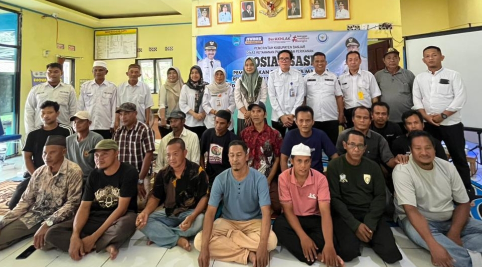 Sosialisasi Pengawasan Sumber Daya Perikanan di Desa Sungai Arfat