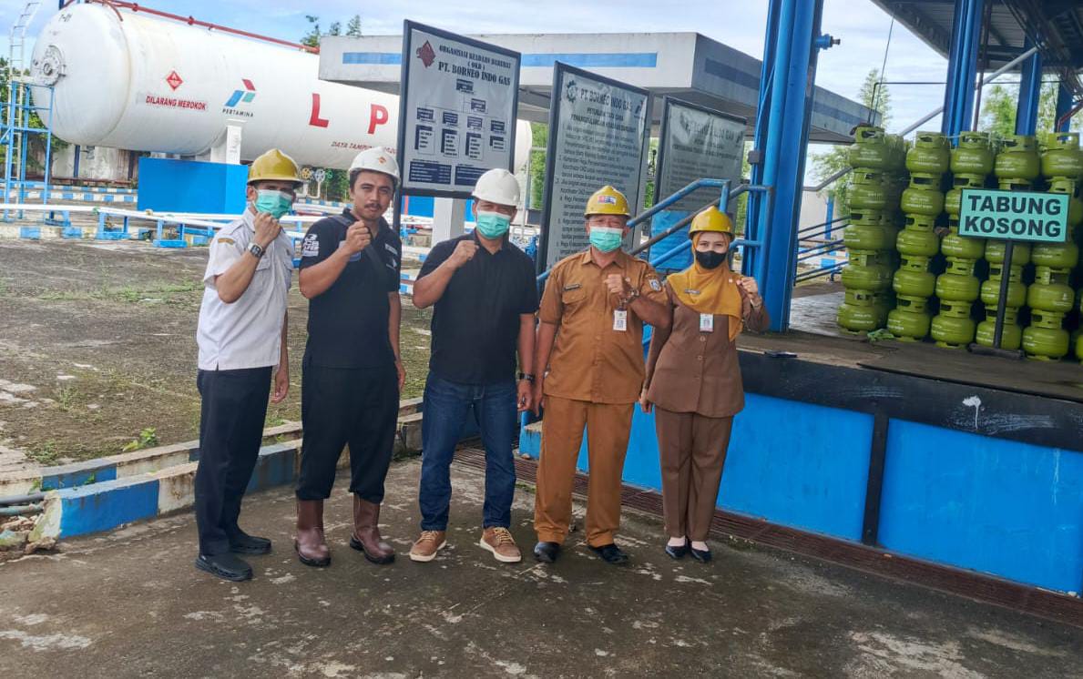 DKUMPP Banjar Tera Ulang Timbangan LPG PT. Borneo Indo Gas Kecamatan Gambut