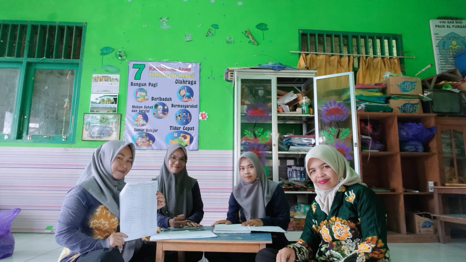 Penilik PAUD Martapura Berikan Pendampingan Pembatasan Penggunaan Gadget di PAUD Al Furqan