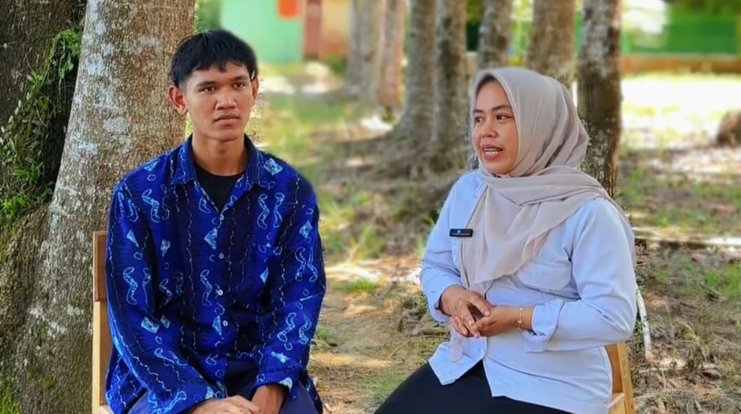 Inspiratif! PODGABAN Episode 3 : Potret Perjuangan Ismail Murid SMPN 1 Telaga Bauntung di Tengah Kondisi Ibunya yang Koma
