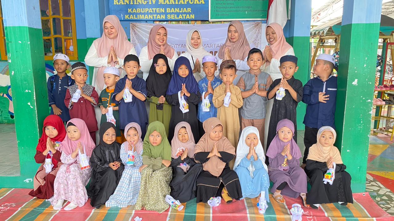 Monitoring Pesantren Ramadan Staf Bidang PAUD di TK Aisyiyah Ranting IV