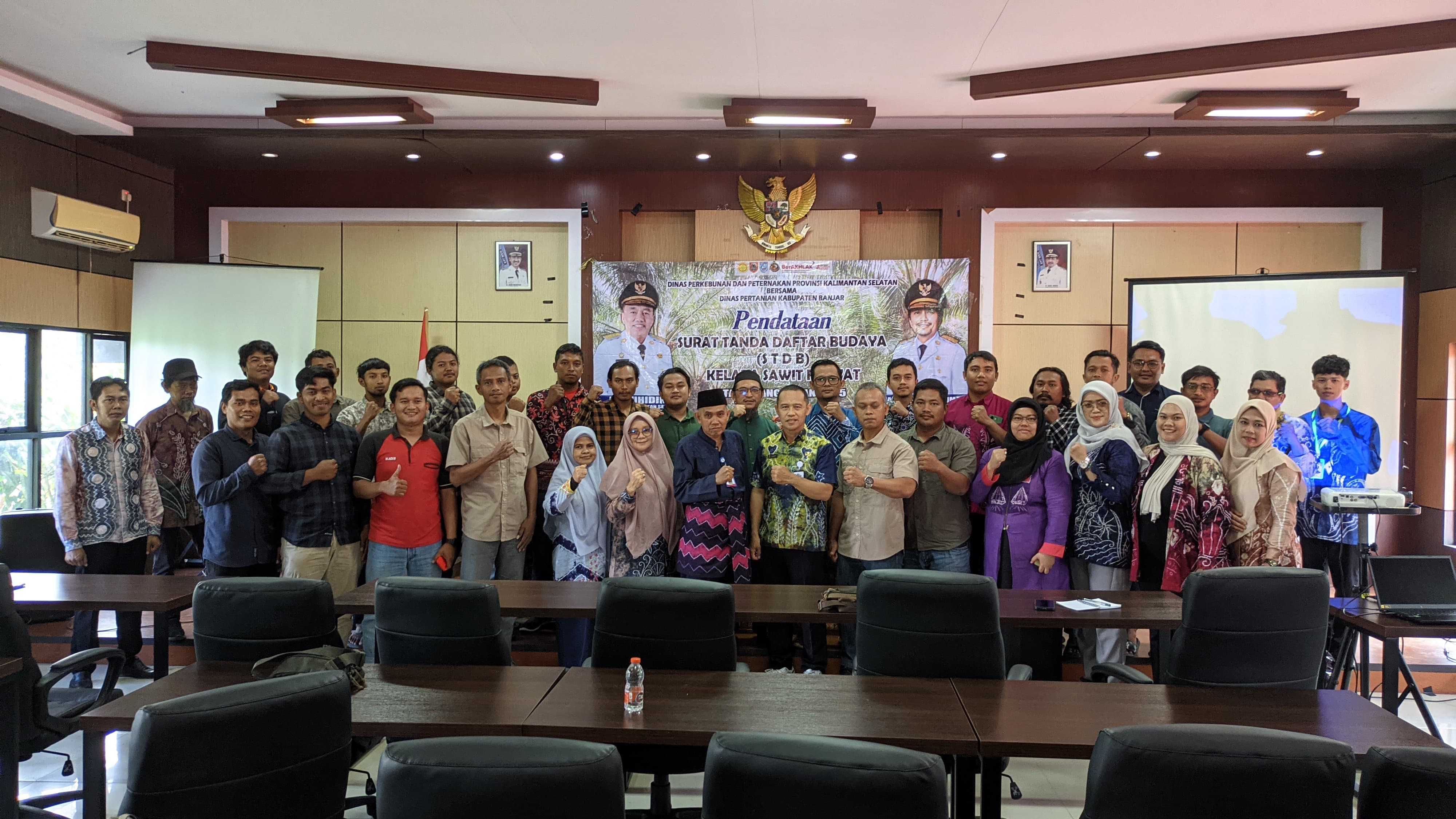 Disbunnak dan Distan Bersinergi Data Perkebunan Sawit Rakyat