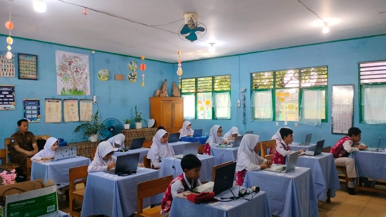 Asah Mental dan Konsentrasi, Murid Kelas 6 SDN Sekumpul 1 Taklukkan Simulasi TKA