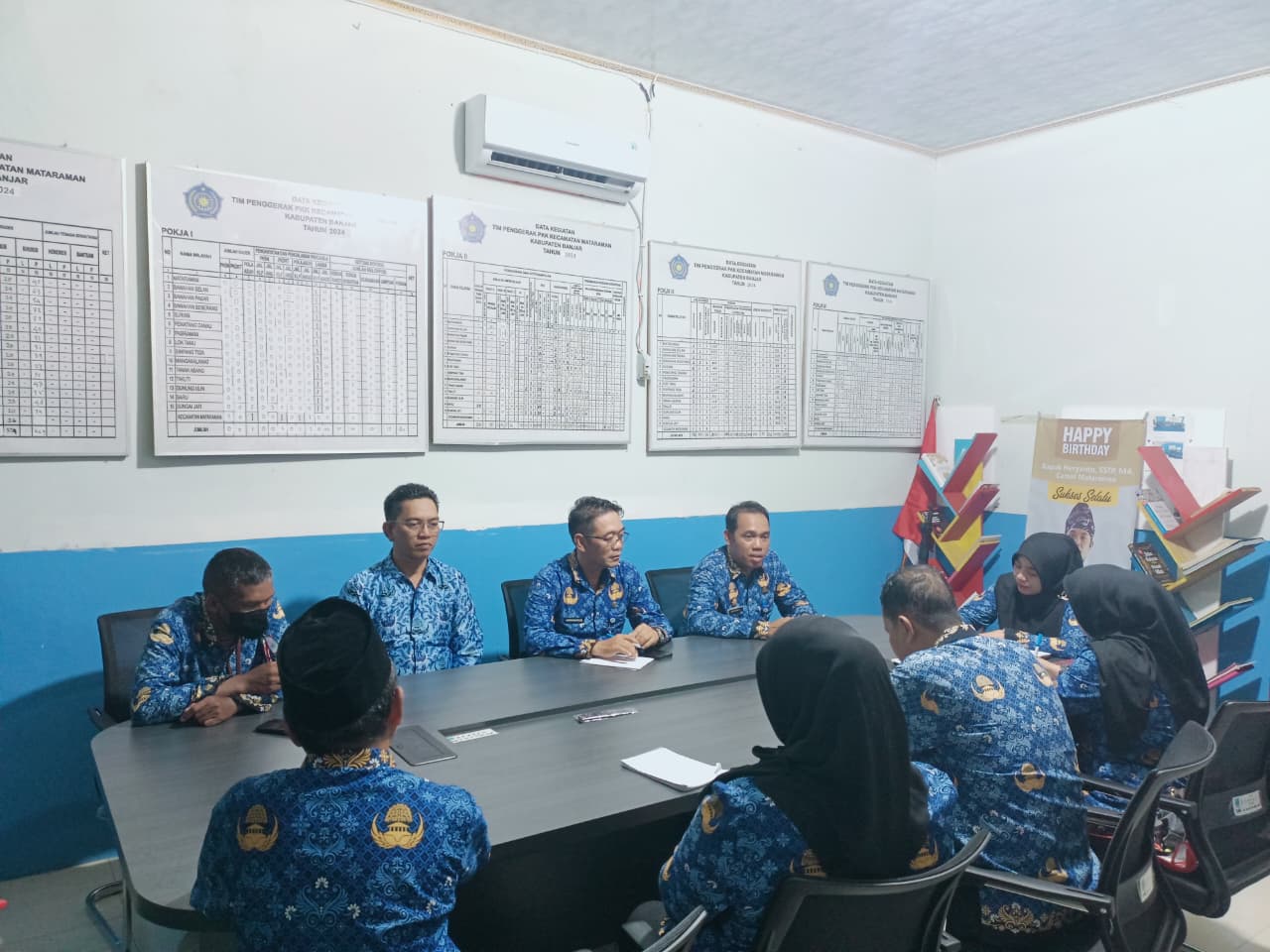 Monitoring dan Pembinaan Kinerja di Kecamatan Mataraman, Pemkab Banjar Fokus Penanganan Banjir dan Stunting