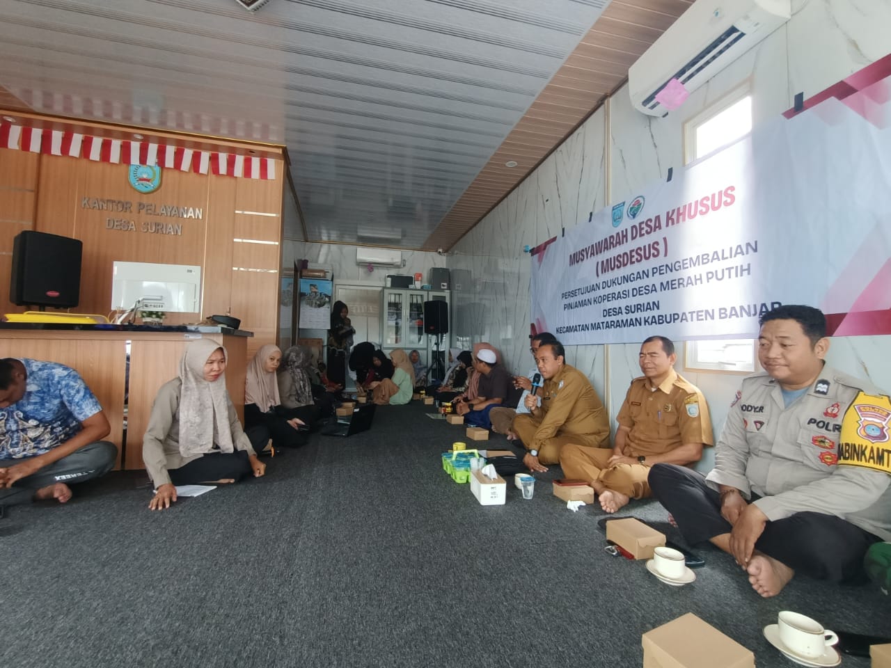 Sinergiskan Dukungan Pengembalian Pinjaman Kopdes Merah Putih, Pemdes Surian Gelar Musdesus